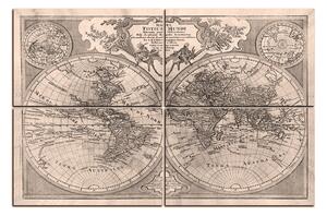 Obraz na plátně - Mapa antického světa 1101FC (90x60 cm)