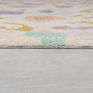 Flair Rugs koberce Kusový koberec Zest Kids Leopard Brights Cream/Multi Béžová, Vícebarevná