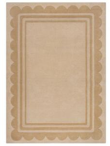 Flair Rugs koberce Ručně všívaný kusový koberec Lois Scallop Natural Béžová