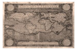 Obraz na plátně - Starožitný mapa světa 1102FA (90x60 cm )