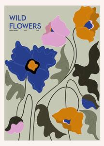 The Poster Club Plakát Wild Flowers by Frankie Penwill 50x70 cm