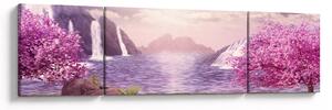 Obraz jezera (170x50 cm)