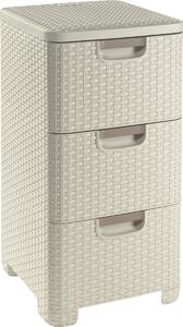 Curver Šuplíky RATTAN, šířka 33 cm CURVER