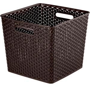 Curver MY STYLE 196898 Box černý, čtvercový CURVER