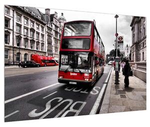 Obraz londýnského autobusu (90x60 cm)