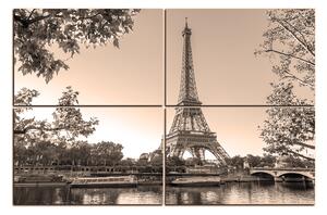 Obraz na plátně - Eiffel Tower 1110FD (150x100 cm)