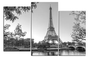 Obraz na plátně - Eiffel Tower 1110QC (120x80 cm)