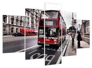 Obraz londýnského autobusu (150x105 cm)
