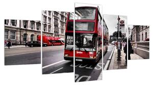 Obraz londýnského autobusu (150x80 cm)