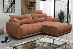 ROHOVÁ SEDAČKA, textil, rezavá MID.YOU - Sedací soupravy, Online Only
