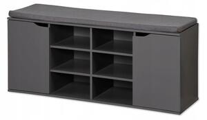 Botník Kesper 103 x 48 x 30,5 cm černý