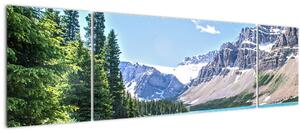 Obraz Alpského jezera (170x50 cm)
