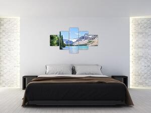 Obraz Alpského jezera (125x70 cm)