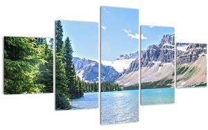 Obraz Alpského jezera (125x70 cm)