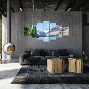 Obraz Alpského jezera (210x100 cm)