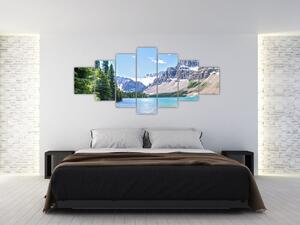 Obraz Alpského jezera (210x100 cm)