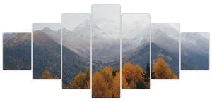 Obraz - Výhled na hřebeny hor (210x100 cm)