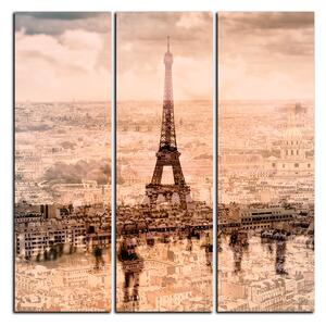 Obraz na plátně - Fotografie z Paříže - čtverec 3109B (75x75 cm)