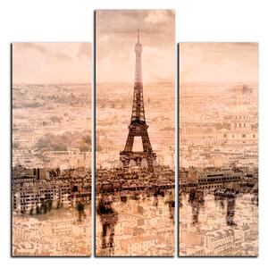 Obraz na plátně - Fotografie z Paříže - čtverec 3109C (75x75 cm)