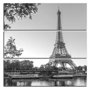 Obraz na plátně - Eiffel Tower - čtverec 3110QC (75x75 cm)