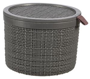 Curver JUTE 245714 Úložný koš 2 L, šedý CURVER