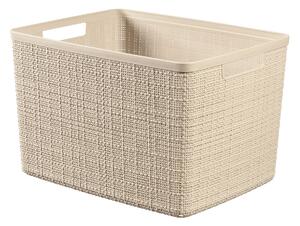 Curver JUTE 245373 Úložný koš 20 L, béžový CURVER