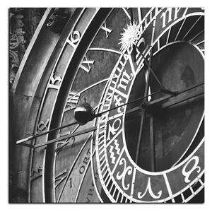 Obraz na plátně - Pražský orloj - čtverec 3113QA (50x50 cm)