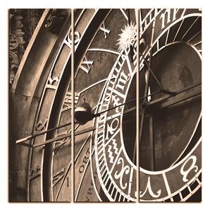 Obraz na plátně - Pražský orloj - čtverec 3113FB (75x75 cm)