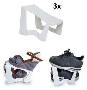 ARTPLAST Flip Flap U22W-KIT Organizér na boty bílý, 3 ks