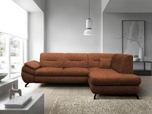 ROHOVÁ SEDAČKA, textil, rezavá MID.YOU - Sedací soupravy, Online Only