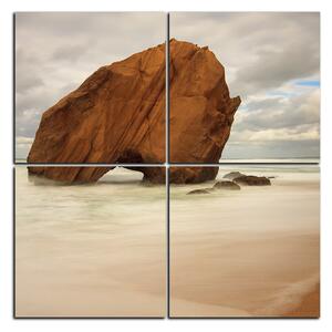 Obraz na plátně - Skála na pobřeží - čtverec 3117D (60x60 cm)