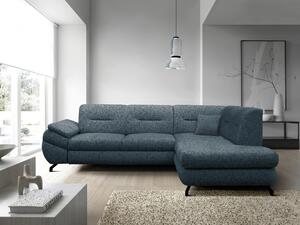 ROHOVÁ SEDAČKA, textil, modrá MID.YOU - Sedací soupravy, Online Only