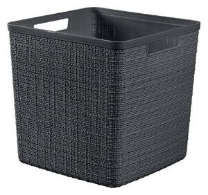 Curver JUTE 245715 Úložný koš 17 L, šedý CURVER
