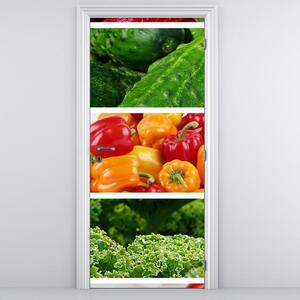 Fototapeta na dveře - Zelenina (95x205cm)
