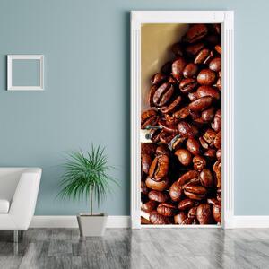 Fototapeta na dveře - Zrnková káva (95x205cm)