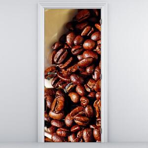 Fototapeta na dveře - Zrnková káva (95x205cm)