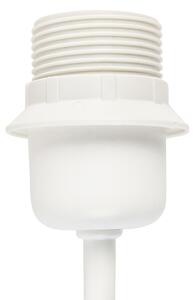 Nástěnná lampa bílá s kováním E27 bez stínidla - mat