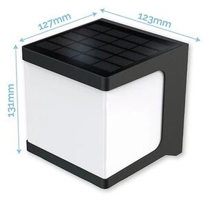 Viking - LED Solární nástěnné svítidlo se senzorem LED/1,5W/3,7V IP54 4000K