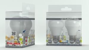 LED žárovka hruška E27 10W 950lm DUOPACK 4200K SKYLIGHTING