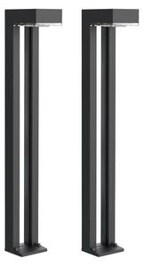 Viking - SADA 2x LED Solární lampa LED/1W/3,7V IP44 3000K 2000 mAh