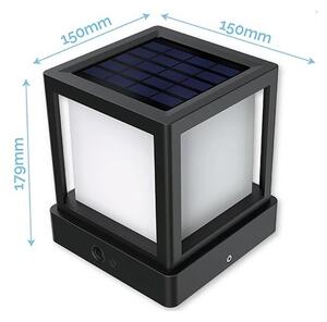 Viking - LED Solární lampa se senzorem LED/1,4W/3,7V IP54 4000K 2000 mAh