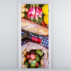Fototapeta na dveře - zelenina (95x205cm)