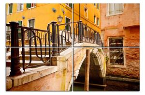 Obraz na plátně - Malý most v Benátkách 1115D (150x100 cm)