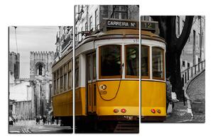 Obraz na plátně - Historická tramvaj v centru Lisabonu 1116C (105x70 cm)
