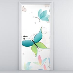 Fototapeta na dveře - abstraktní motýl (95x205cm)