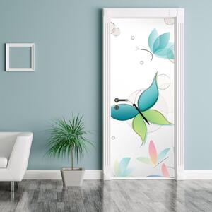 Fototapeta na dveře - abstraktní motýl (95x205cm)