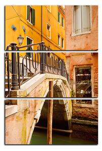 Obraz na plátně - Malý most v Benátkách - obdélník 7115B (90x60 cm )