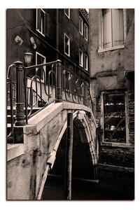 Obraz na plátně - Malý most v Benátkách - obdélník 7115FA (100x70 cm)