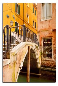 Obraz na plátně - Malý most v Benátkách - obdélník 7115A (60x40 cm)