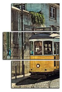 Obraz na plátně - Historická tramvaj - obdélník 7121C (90x60 cm)
